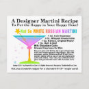 Zoek naar wit russisch briefkaarten Martini