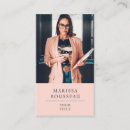 Recherche de blush pink cartes visite Moderne