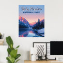 Recherche de montagnes rocheuses posters Coucher de soleil