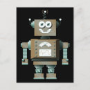 Zoek naar retro robot briefkaarten Vintage
