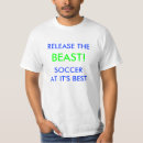 Recherche de bête tshirts Le football