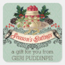 Recherche de pudding de noël autocollants Gâteau