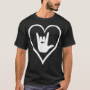 Recherche de sign language tshirts Famille