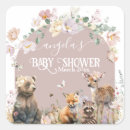 Recherche de printemps autocollants Aquarelle florale