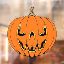 Recherche de halloween décalques fenêtres Citrouille