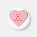 Recherche de coeur drôle magnets Valentine