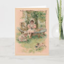 Zoek naar vintage puppy kaarten Kinderen