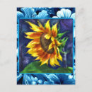 Recherche de bleu vert cartes postales Fleurs