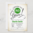 Recherche de vert noir invitations Vintage