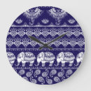 Recherche de l inde horloges Bleu