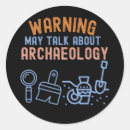 Zoek naar archeologie stickers Archeologe