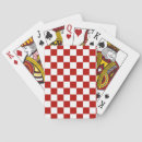 Recherche de damier rouge jeux de cartes Motif