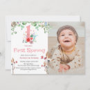 Recherche de little miss onederful invitations Floral