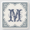 Recherche de marguerite dessous de verres Monogramme