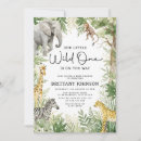 Recherche de jungle animals baby shower invitations Animaux