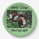 Recherche de vaches assiettes en papier Anniversaire