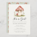 Recherche de whimsical baby shower fille invitations C'est une fille
