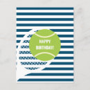 Recherche de tennis anniversaire cartes Vert