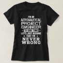 Recherche de ingénieur aéronautique tshirts Emploi
