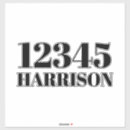 Recherche de poubelle autocollants Nombre