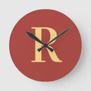 Zoek naar monogram klokken Minimalistisch
