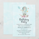 Recherche de montgolfière anniversaire invitations Lapin