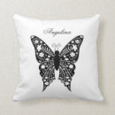Recherche de papillon blanc coussins Simple