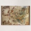 Recherche de cartes antiques puzzles L'europe
