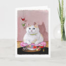 Recherche de chat kawaii vœux cartes Rose
