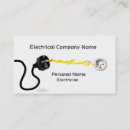 Recherche de prise électrique cartes visite Élém élect
