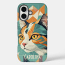 Recherche de rétro chat iphone coques Coloré