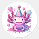 Recherche de axolotl autocollants Dessin animé