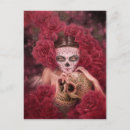 Recherche de crâne peint cartes postales Jour des morts