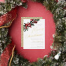 Recherche de boule rouge de noël invitations Classique