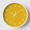 Recherche de murale jaune horloges Moutarde