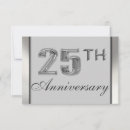 Recherche de 25ème invitations Argent
