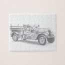 Recherche de pompiers puzzles Vintage
