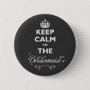 Zoek naar naamplaatje buttons Bruidsmeisje