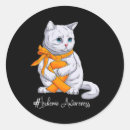 Recherche de ruban orange autocollants Famille de leucémie