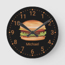 Recherche de hamburger horloges Nourriture
