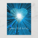 Recherche de coeur bleu cartes postales Valentine