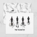 Recherche de céphalopode cartes postales Illustration