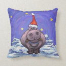 Recherche de hippopotame mignon coussins Noël