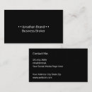 Recherche de courtiers cartes visite Financier