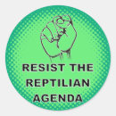 Recherche de reptilien autocollants Complot