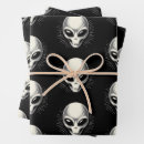 Recherche de extraterrestre papier cadeau Alien