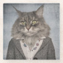 Recherche de anthropomorphe dessous de verres Chat