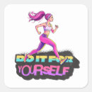 Recherche de cardio autocollants Coureur