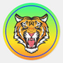 Recherche de tête de tigre autocollants Félin