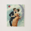 Recherche de baiser vintage puzzles Amour